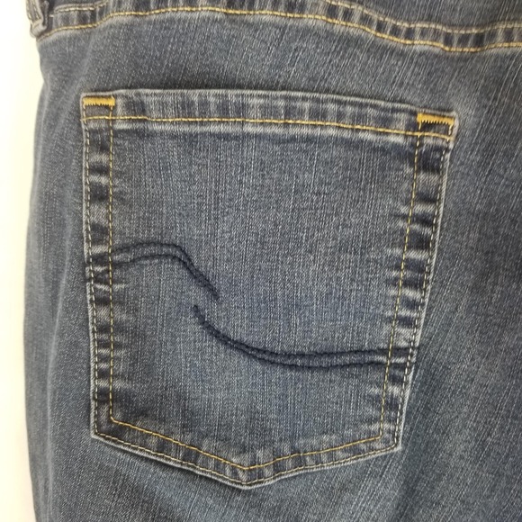 Signature by Levi Strauss Gold Womens Dark Distressed Skinny Jeans Size 20L - Picture 6 of 12